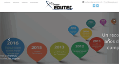 Desktop Screenshot of grupoedutec.com