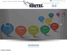 Tablet Screenshot of grupoedutec.com